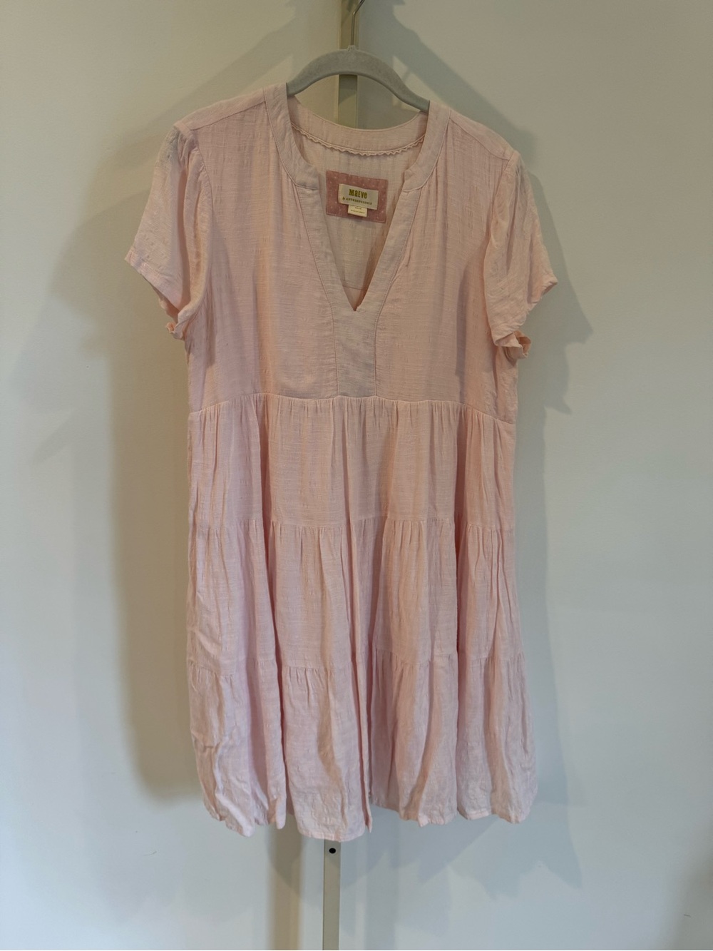 Maeve Anthropologie Pink Mini Dress